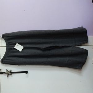 FLAX Linen wide leg pants sz 2G New with Tag